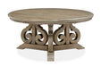 Tinley Park - Round Cocktail Table - Dove Tail Gray Magnussen Furniture