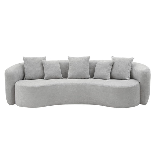 Barasa - Oversize Sofa With 5 Pillows - Gray ACME