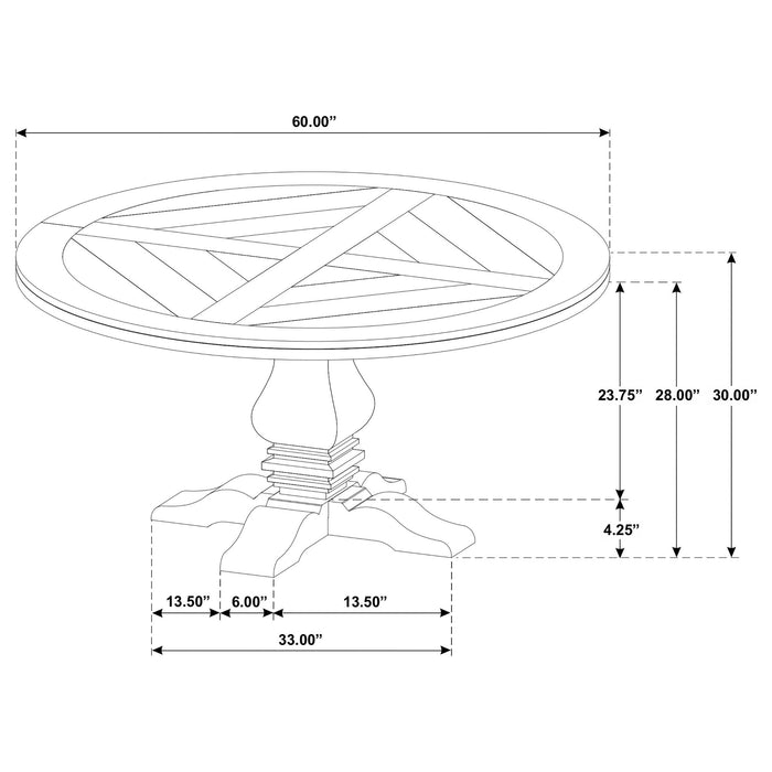 Round Dining Table Set With Upholstered Chairs Furniture Max