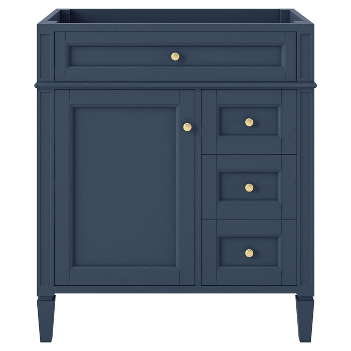 Bathroom Vanity With 2 Drawers And Tip-Out Drawer, Storage Cabinet Hearth and Haven