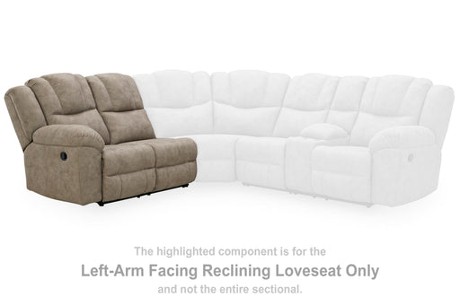 Pearce-Pike - LAF Reclining Loveseat - Birch Signature Design by Ashley®