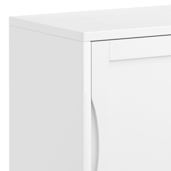Harper - Low Storage Cabinet - White