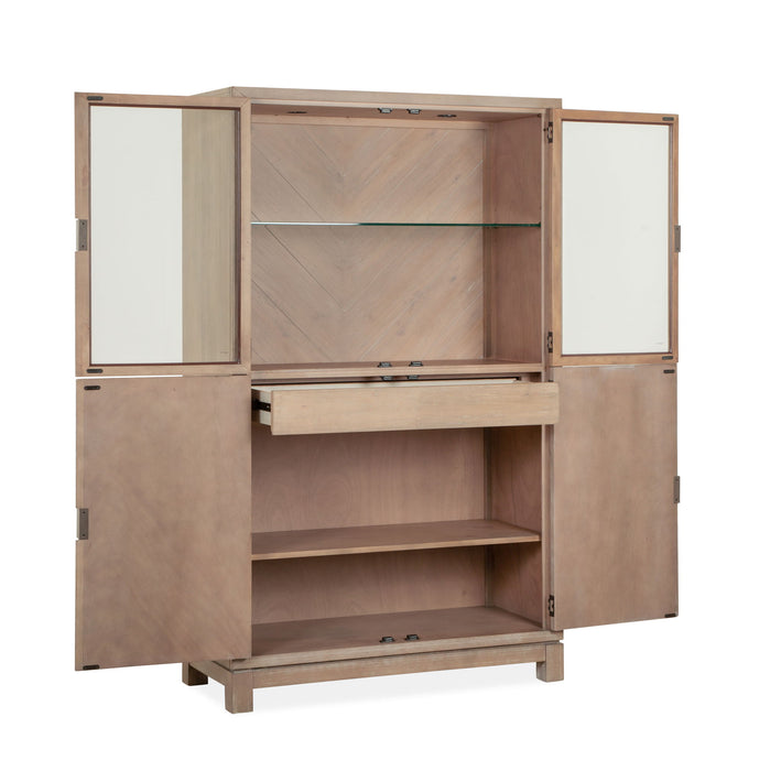 Ainsley - Display Cabinet - Cerused Khaki Magnussen Furniture