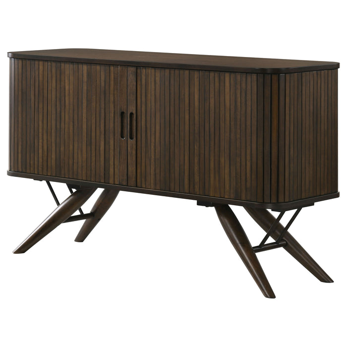 Wes - 2 Door Sideboard Buffet Storage Cabinet - Walnut