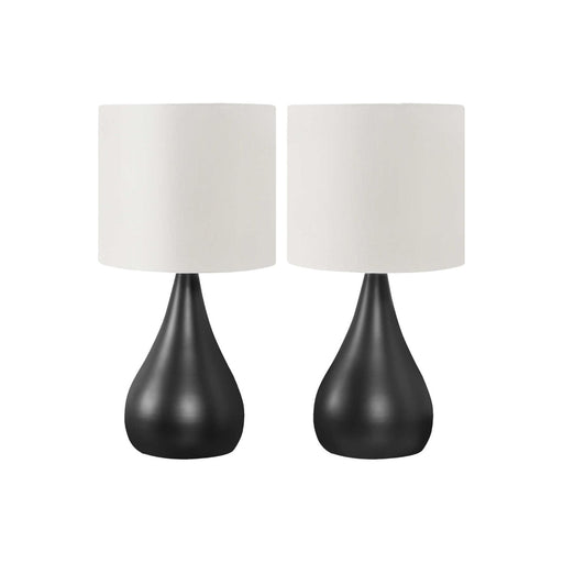 Lighting, Table Lamp, Contemporary (Set of 2) - Black 8th Street