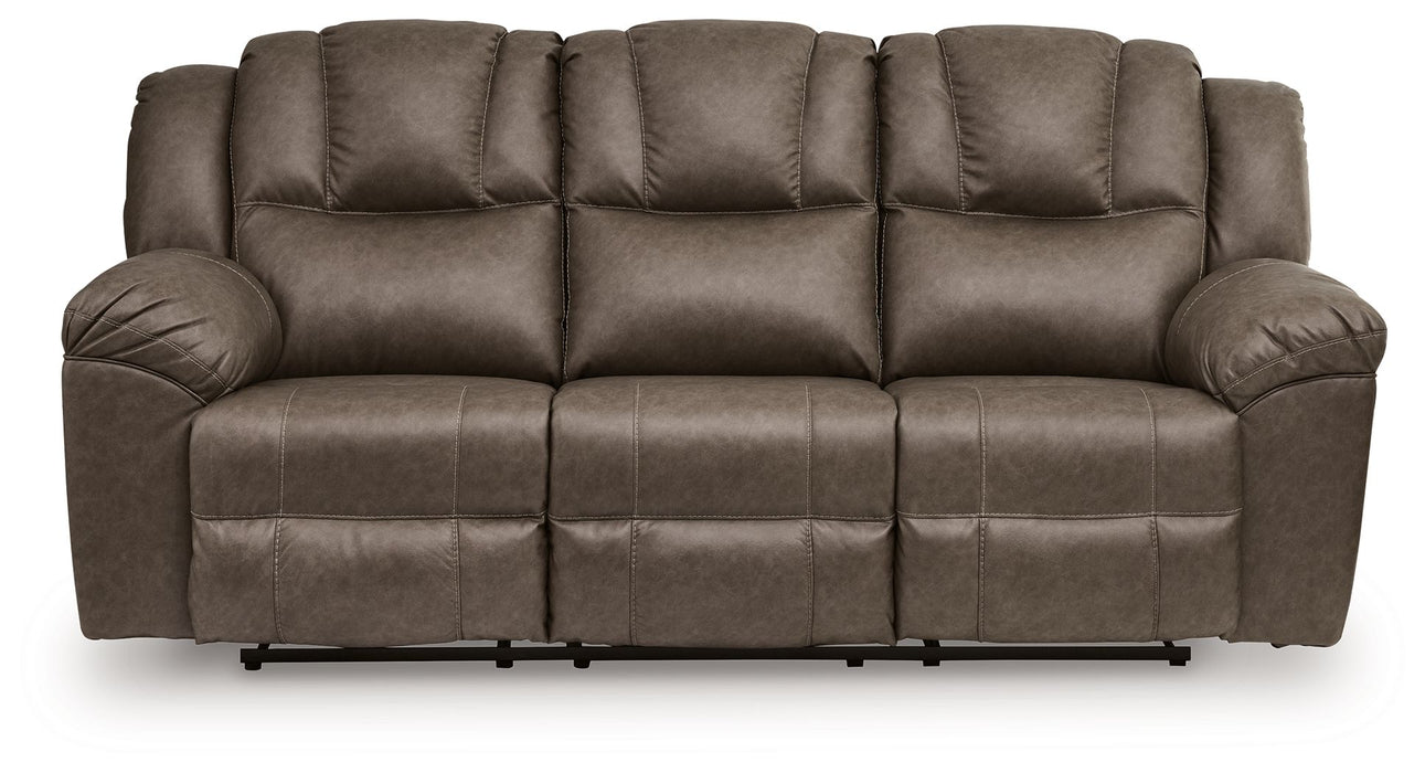 Lowilla - 2 Pc. - Reclining Sofa And Loveseat - Driftwood Signature Design by Ashley®