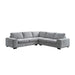 Dayne - 3 Piece Sleeper Sectional - Gray New Classic