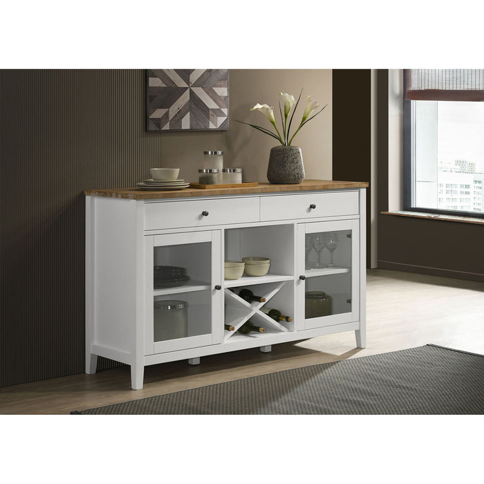 Prager - 2 Door Dining Sideboard - White Furniture Max
