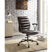 Zooey - Office Chair - Distress Chocolate Top Grain Leather ACME