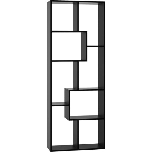 Asymmetrical Display Shelf & Bookcase, 5 Tier Home Essentials