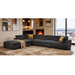 Custom Configuration Modular Sectional With Toss Pillows Home Essentials