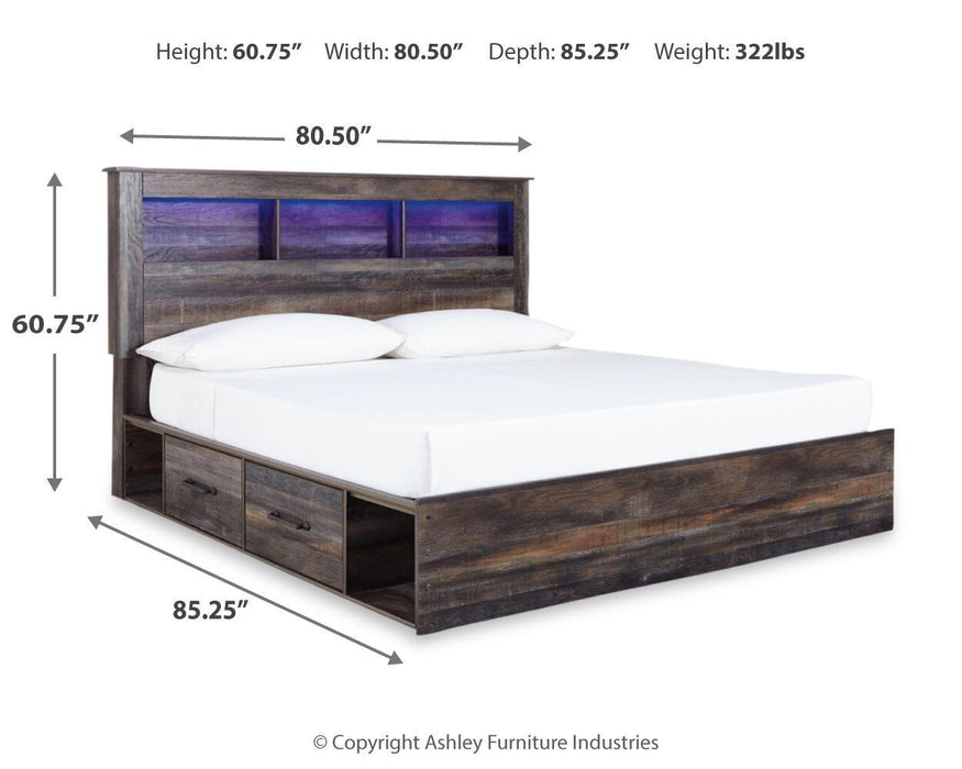 Drystan - Panel Bookcase Bed Signature Design by Ashley®