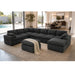 Sectional, Large Arms, Toss Pillows Included Home Essentials
