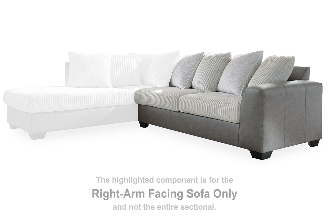 Clairette Court - Raf Sofa - Alloy