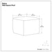 Zelma - Square Woven Outdoor / Indoor Pouf - Cream / Natural Simpli-Home