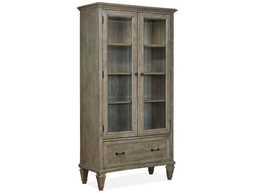 Lancaster - Door Bookcase - Dove Tail Gray Magnussen Furniture