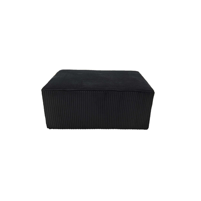 Upholstered Ottoman, Lounge Furniture - Black Home Essentials