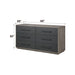 Estevon - Dresser - Gray Oak ACME