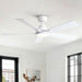 Reversible Motor Integrated LED Dimmable Ceiling Fan With Light Daily Nest
