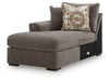 Larson Levee - LAF Corner Chaise - Espresso Signature Design by Ashley®
