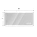 LED Bathroom Mirror, Anti Explosion Glass, Rust Resistant, Anti Fog, Tri Color Daily Nest