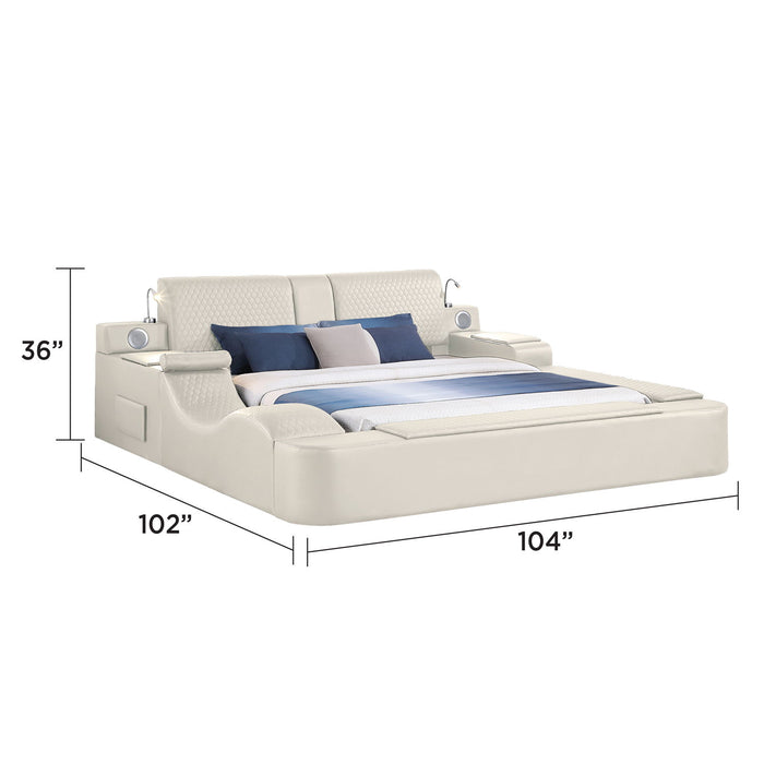Zoya - Smart Multifunctional Bed, Built In Bluetooth Speakers, USB Charging Matrix Furniture Group