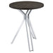 Edgerton - Round Height Bistro Bar Table - Dark Oak Furniture Max