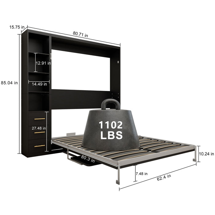 Multifunctional Vertical Murphy Wall Bed Home Essentials