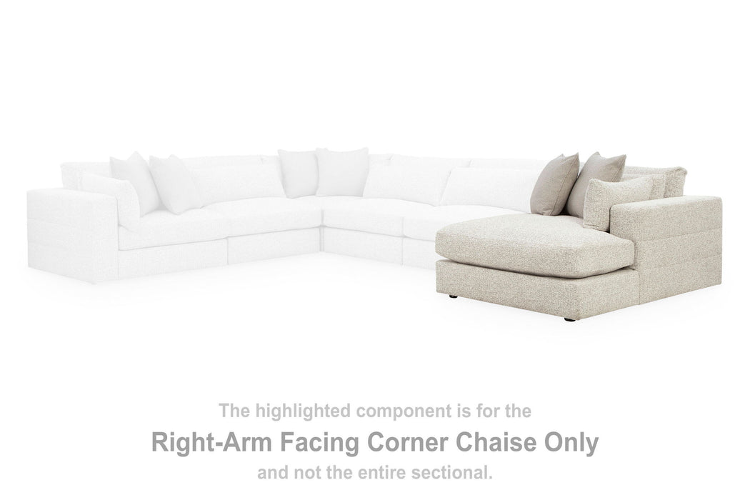 Ashbourne Estate - RAF Corner Chaise - Snowstone Signature Design by Ashley®