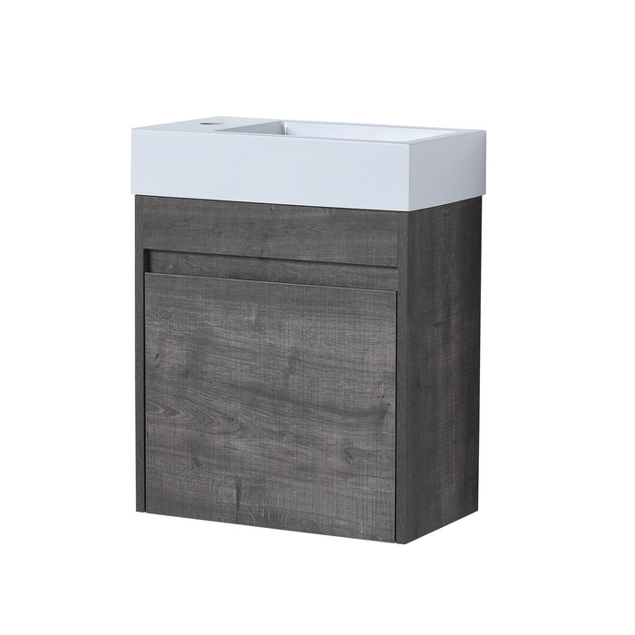 Sink Floating Bathroom Vanity With Soft Close Cabinet Door Home Essentials