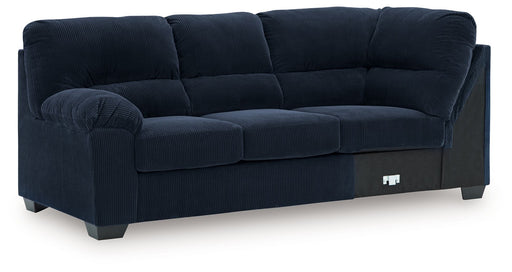 SimpleJoy - LAF Sofa With Corner Wedge - Navy Signature Design by Ashley®