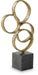 Wellcott - Sculpture - Gold Finish / Black Signature Design by Ashley®