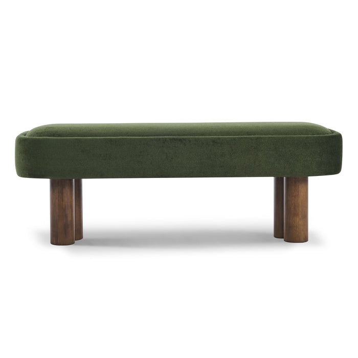 Indoor Upholstered Dining Bench Noble House