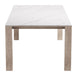 Leilani - Rectangular Dining Table - White / Light Brown Zuo Modern