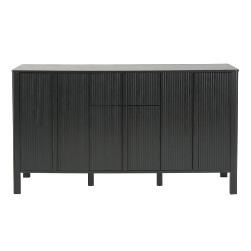 Colored Fluted Sideboard With 3 Doors And 1 Drawer Noble House