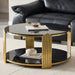 Round Table With Double Layer Storage Home Essentials