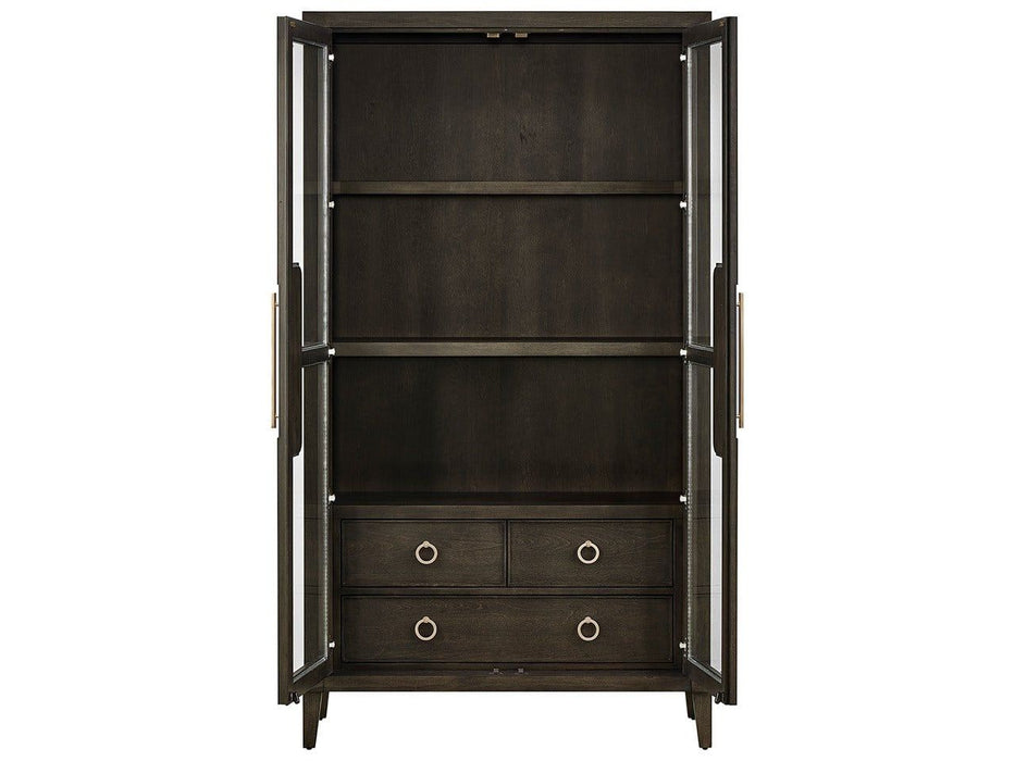 Fenwick - Display Cabinet - Dark Brown Universal Furniture