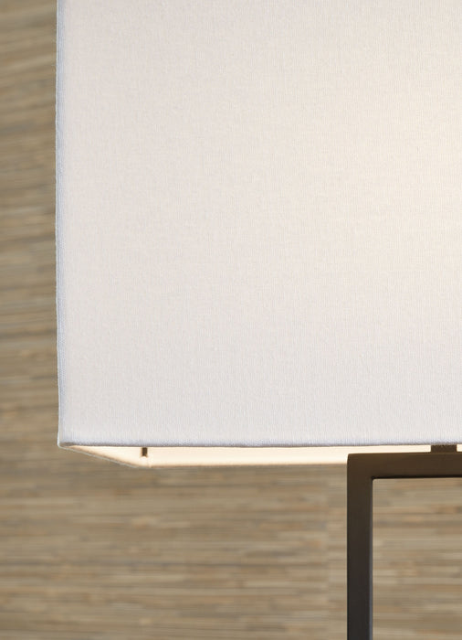 Voslen - Metal Table Lamp (Set of 2) - Black / Brown