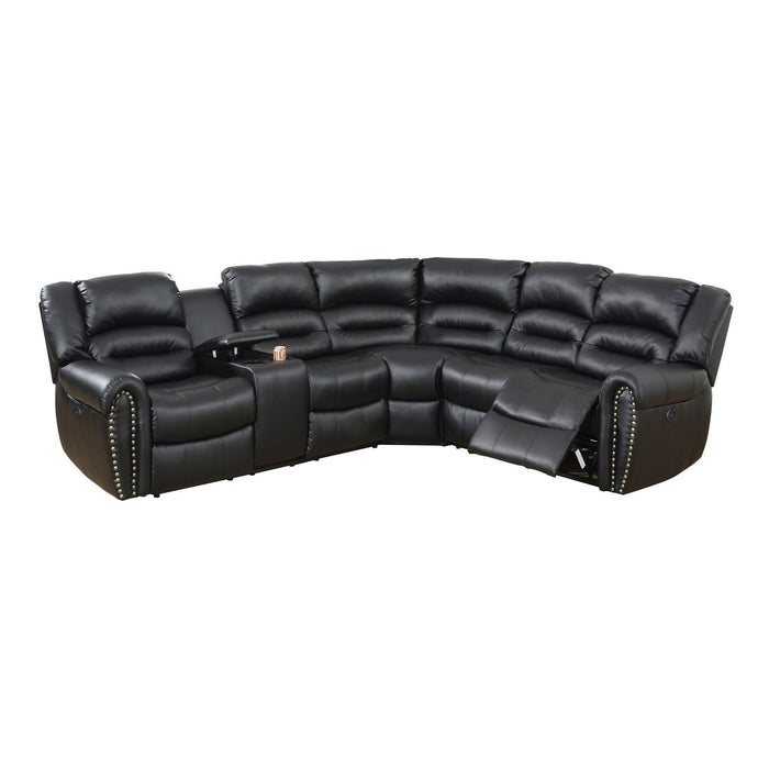 Reclining Sectional Sofa With Console Home Essentials