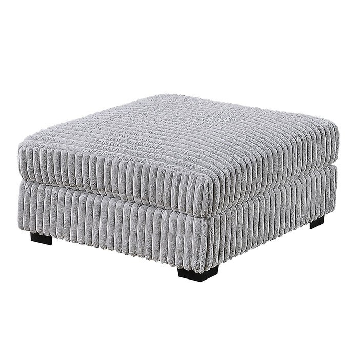 Ottoman - Gray / Mink Home Essentials