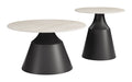 Camella - Coffee Table Set - Light Beige / Black Zuo Modern