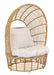La Jolla - Accent Chair - White / Light Brown Zuo Modern