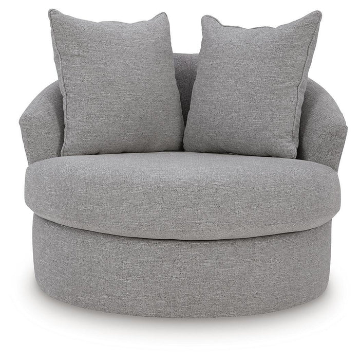 UrbanCrest - Swivel Accent Chair - Pewter Signature Design by Ashley®