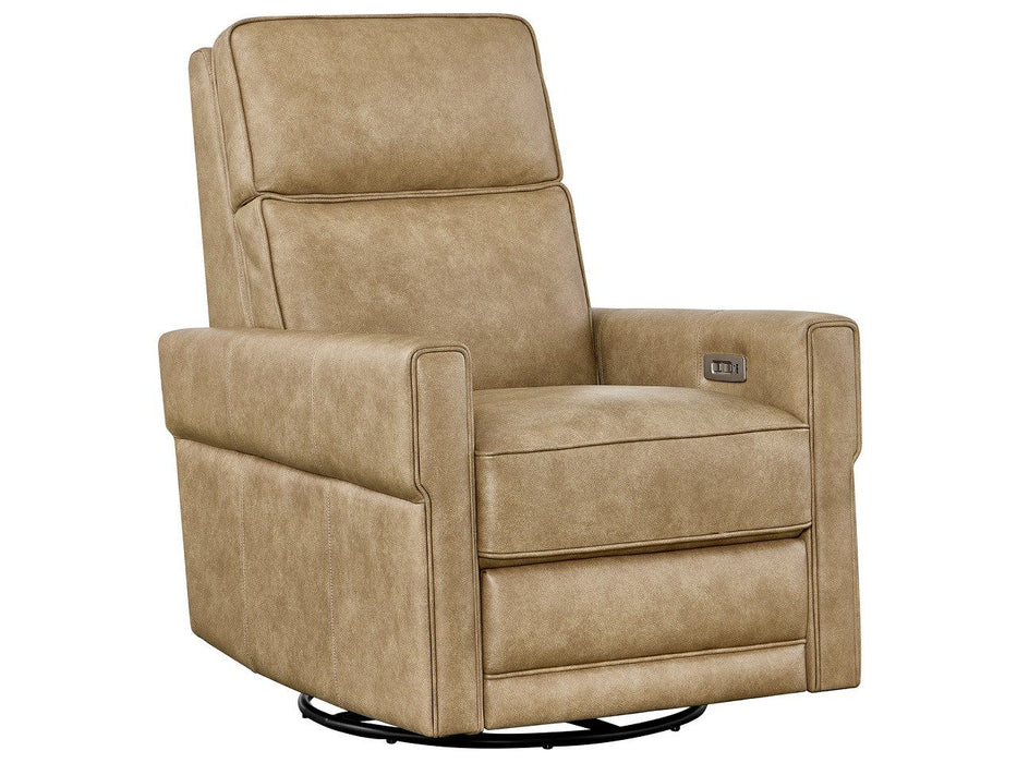 Jaxon - Swivel Glider Recliner - Luminance Caribou Universal Furniture