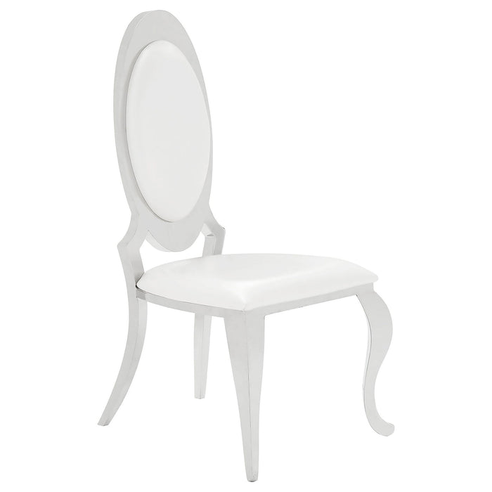Chester - Upholstered Dining Side Chair (Set of 2) - Creamy White