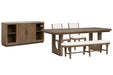 Westbourne - Extendable Trestle Dining Table Set Magnussen Furniture