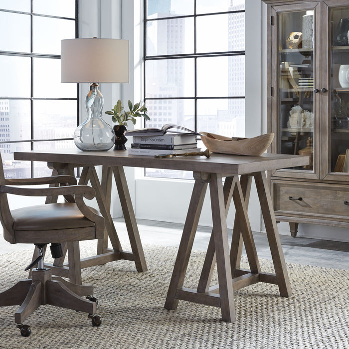 Lancaster - Desk - Dove Tail Gray Magnussen Furniture