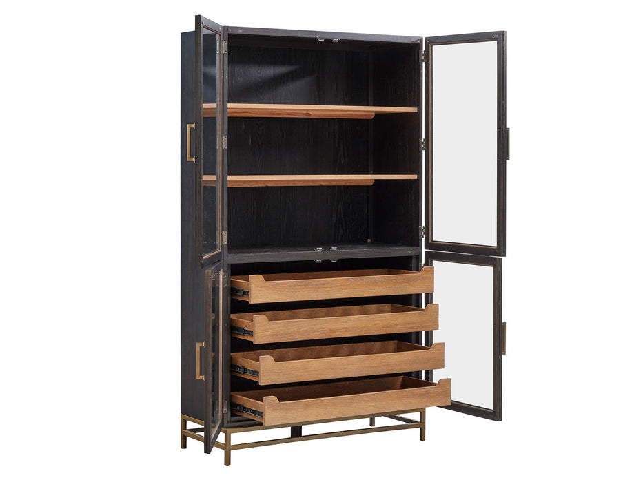 Lindon - Two Tone Dining Cabinet - Dark Brown Magnussen Furniture