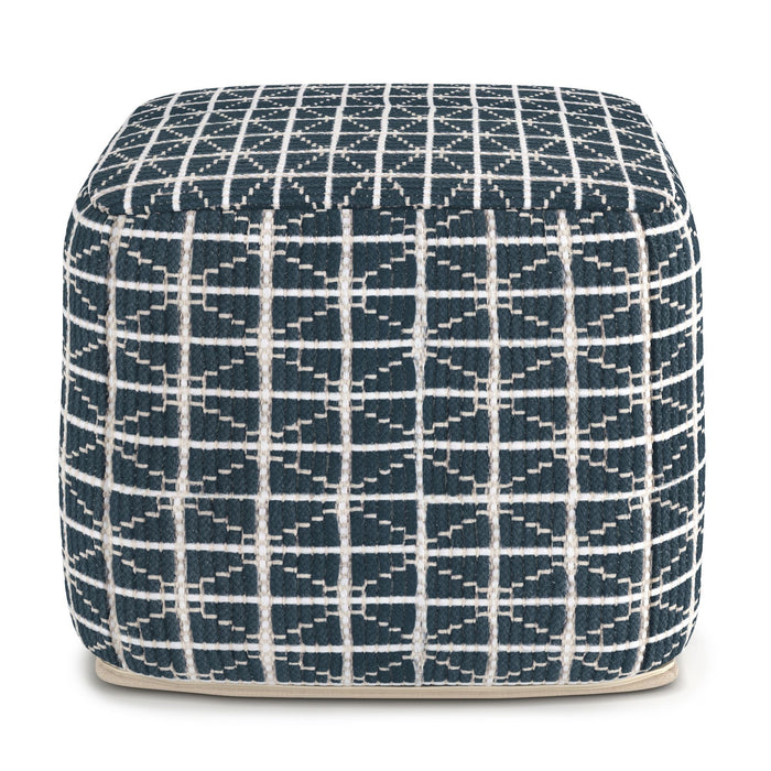 Noreen - Upholstered Square Pouf Simpli-Home