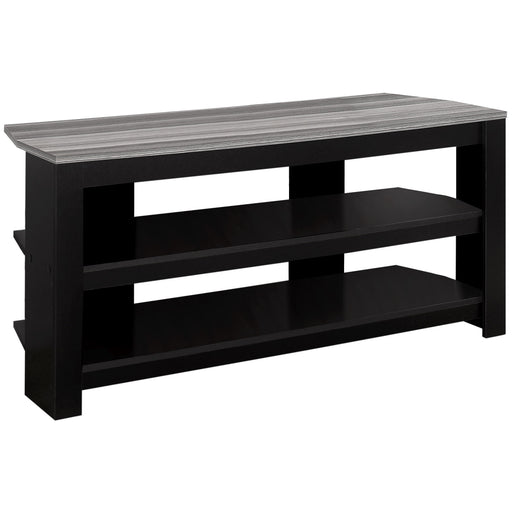 TV Stand, Console, Media Entertainment Center, 3 Storage Shelves 8th Street